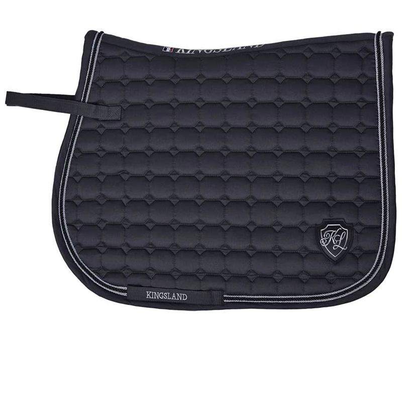 Kingsland KLzotique Saddle Pad with Coolmax - Navy - Full - Jumping Cut